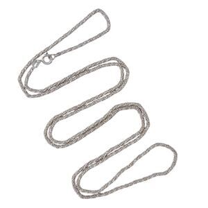 Wheat Link Chain Necklace | Vintage Sterling Silver 925 | 27.5"